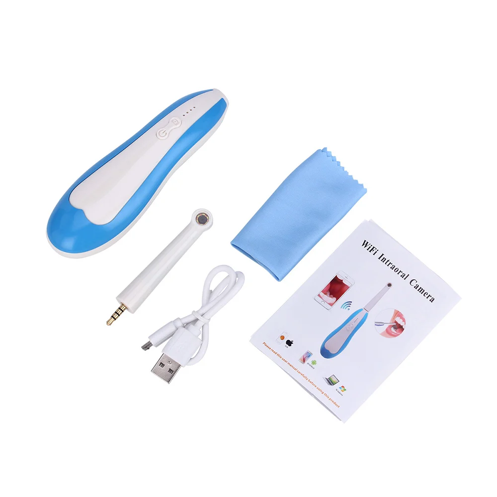 Wireless WiFi HD USB Intra Oral Dental USB Intraoral Camera Dentist Device and Oral LED Light Real-time Video Inspection Tools