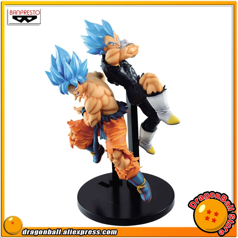 "DragonBall SUPER" Оригинальная фигурка Banpresto TAG fightors Kamehameha& Galick Gun-Goku& Vegeta Super Saiyan God SS