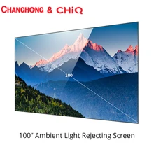 Changhong CHIQ 100 zoll Umgebungs Licht Ablehnung Bildschirm Anti Licht bildschirm für die projektor laser projektor