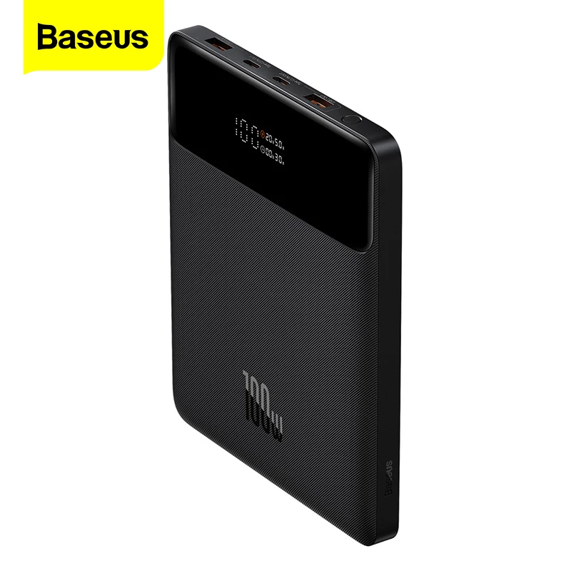 

World Premiere Baseus 100W Power Bank 20000mAh Type C PD Fast Charging Powerbank Portable External Battery Charger for Notebook
