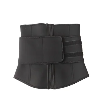 

Women Sports 9 Steel Bone Sweat Cincher Slimming Body Shaping Weight Loss Waist Trainer Gym Belt Latex Breathable Tummy Control
