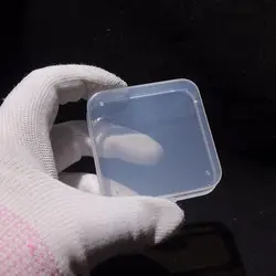 1 шт. коробка разматывателя Чистый Прозрачный PP пластиковый многоцелевой Дисплей Чехол Квадратный Контейнер для хранения для электронная