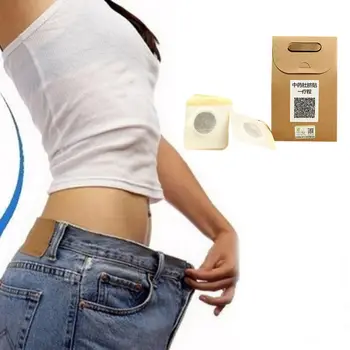 

10Pcs/Box Chinese Medicine Weight Loss Slimming Diets Patches Navel Sticker Magnetic Detox Adhesive Sheet Fat Burning Pads M89F