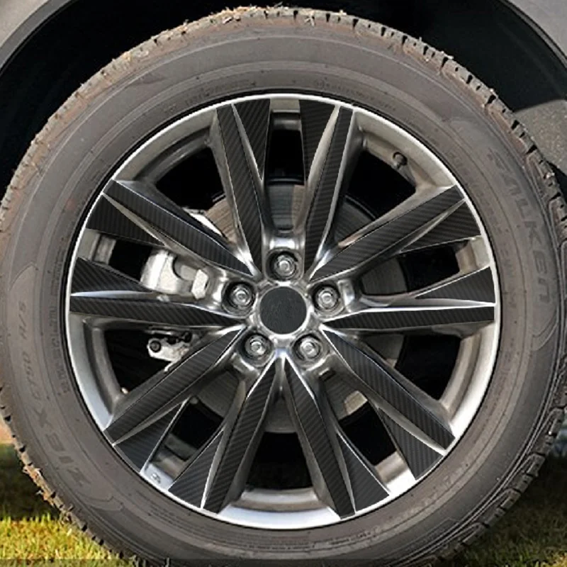 SUNFADA 2" колеса из углеродного волокна виниловая наклейка диски наклейки для MAZDA CX-9 CX9 CX 9 наклейки на колеса(для 4 колес