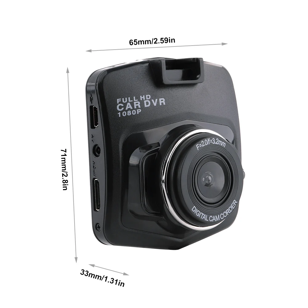 Dash Cam 1080P HD Автомобильный видеорегистратор Камера ночного видения g-сенсор 24H монитор парковки Dashcam видео рекордер