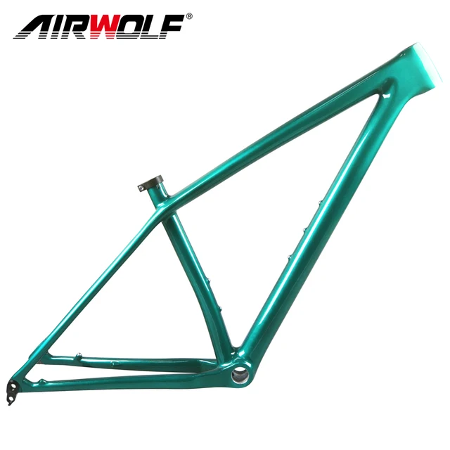 29ER BOOST Light XC MTB Carbon Frame With Seatpost Carbon Mountain Frame 29 T1000 BSA Carbon Mtb Frame S M L Bicycle Frameset Green 2