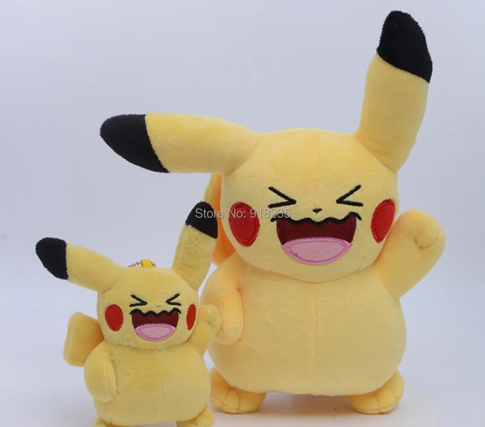 6 шт. Pikachu Eevee Ditto Wobbuffet Audino Combee 20 см плюшевые куклы мягкие лучшие подарочные мягкие игрушки