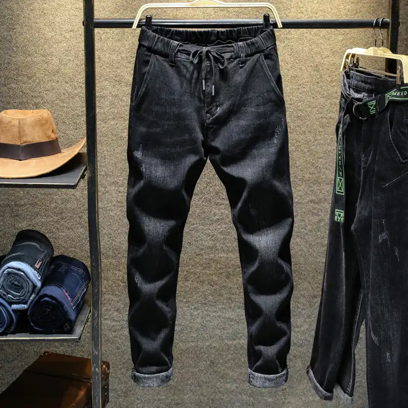 men's elasticated jeans