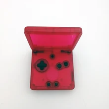 Прозрачная красная Замена для Nintendo Gameboy Advance корпус SP для GBA SP консоль защитный корпус Чехол
