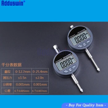 

Free shipping!0.001mm Electronic Micrometer 0.00005" Digital Micrometro Metric/Inch Range 0-12.7mm/0.5" Dial Indicator Gauge