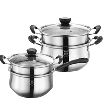 Суповая из нержавеющей стали горшок для молока антипригарная детская емкость мгновенная лапша детское молоко мини-стимер кухонные горшки Ollas De