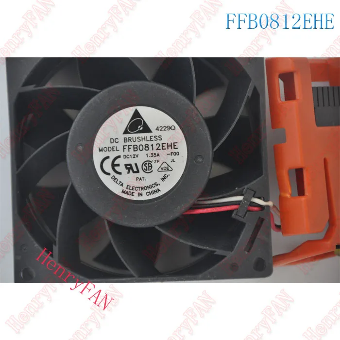Delta 12V 1.35A FFB0812EHE 8038 блок питания охлаждающий воздушный вентилятор
