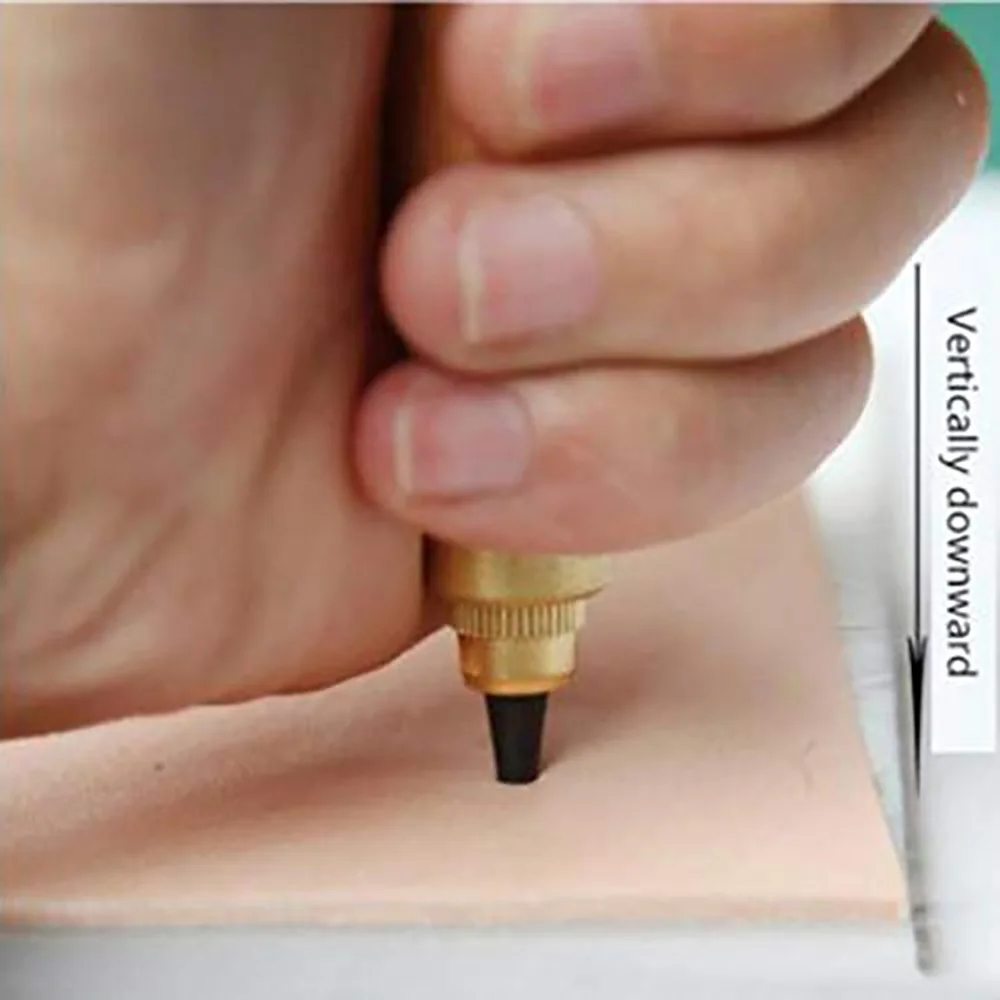 Лидер продаж 6 шт./компл. автоматический пробойник для ремней сменный длинный