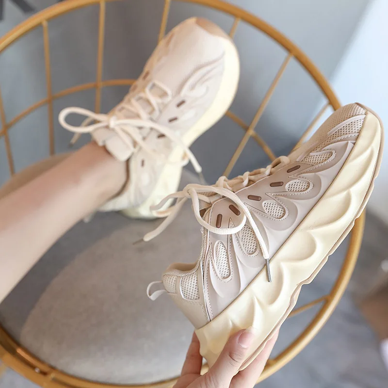 

2019 Summer Hong Kong Style Ulzzang Retro Athletic Shoes Women's Versatile INS WOMEN'S Shoes Online Celebrity Students Thick Bot