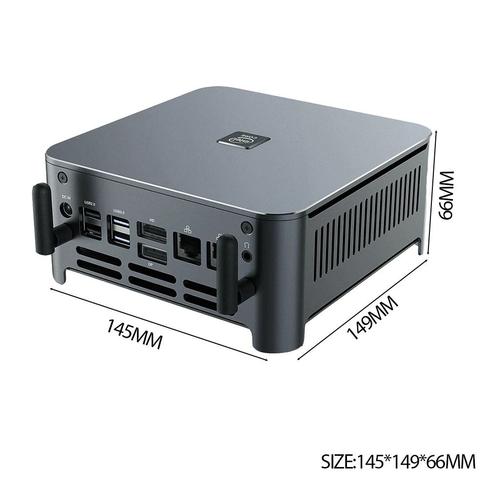 S500 mini pc intel i9 9880H/i9 10880H 8 núcleos 8g ram 128gb/256gb