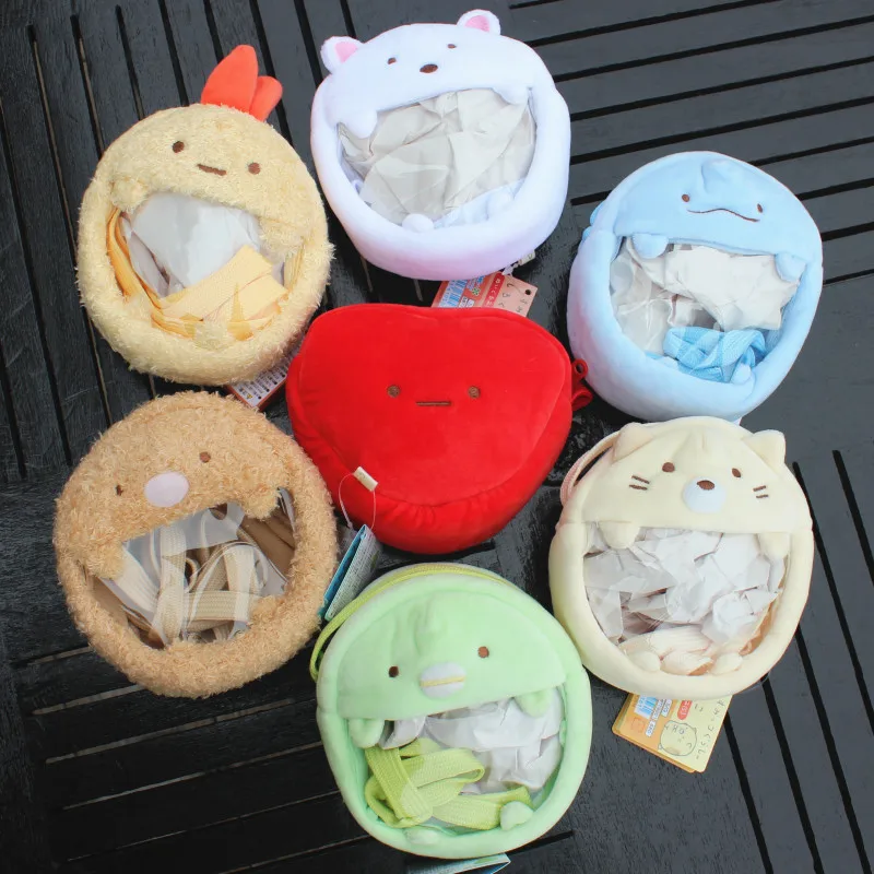 Новый японский аниме Сан х уголок био сумикко гураши плюшевые кошельки сумка