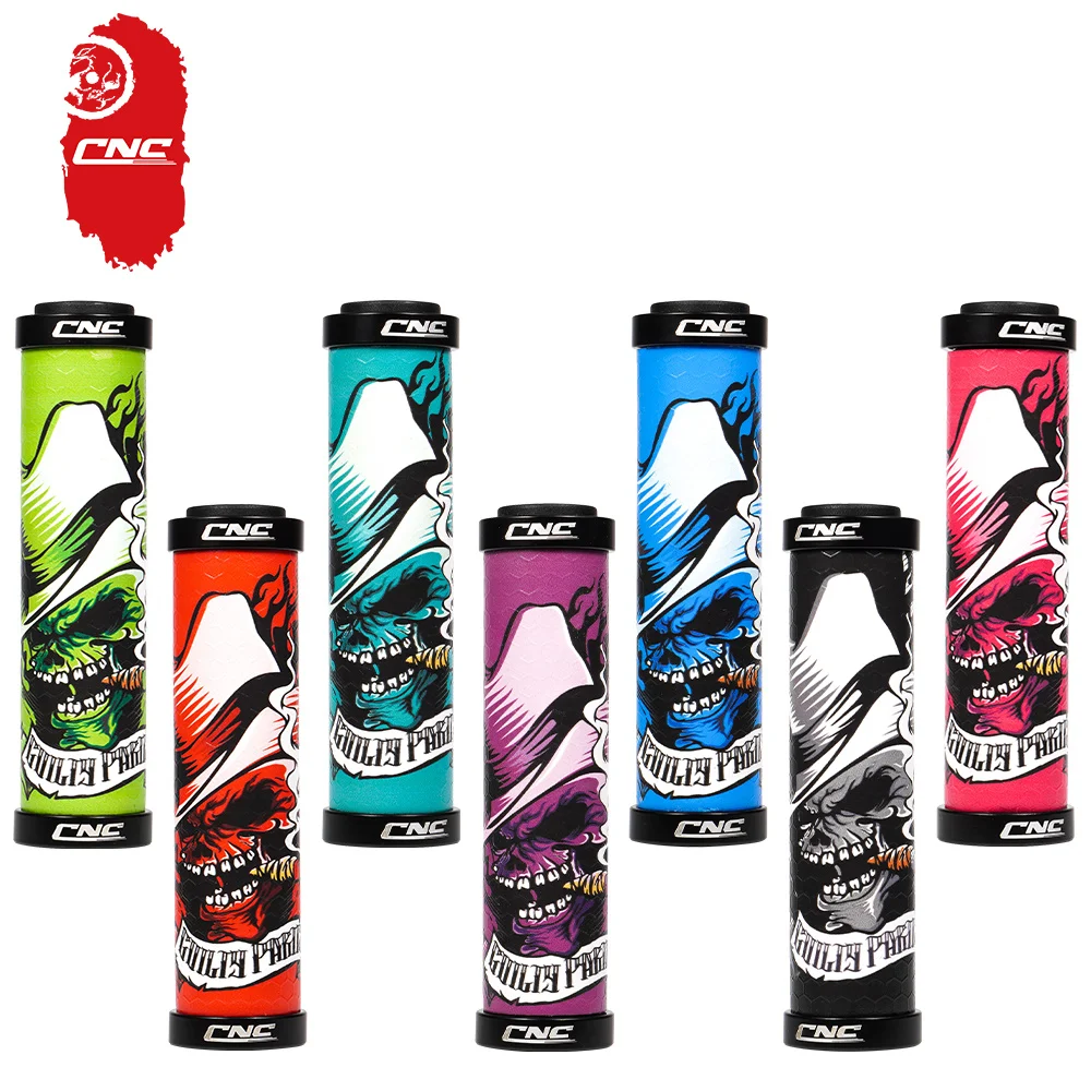 CNC MTB 자전거 그립, 초경량 잠금 핸들 바, 충격 방지 실리콘 사이클링 액세서리 PartGS770 