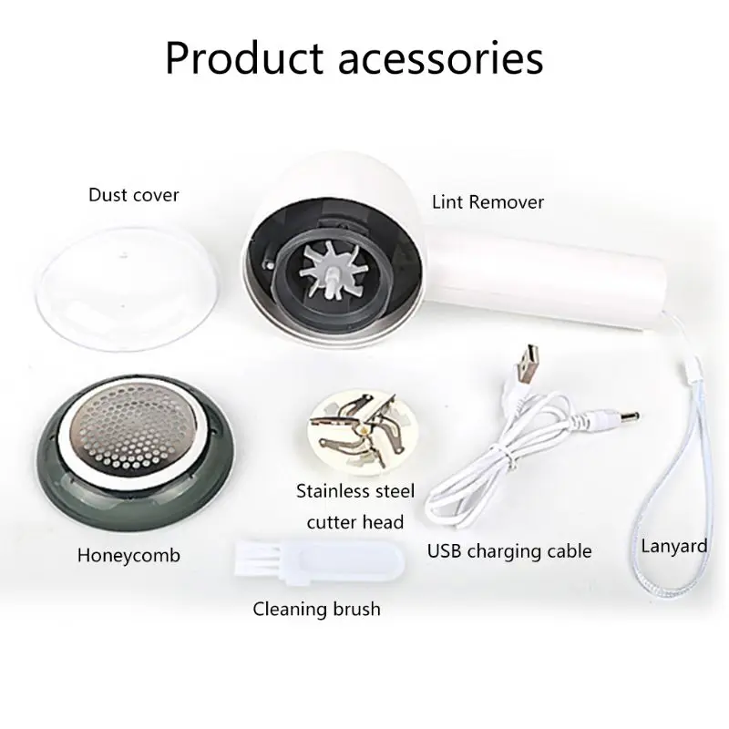 Electric Sticky Rechargeable Sweater Lint Remover Portable Quickly and Effective
