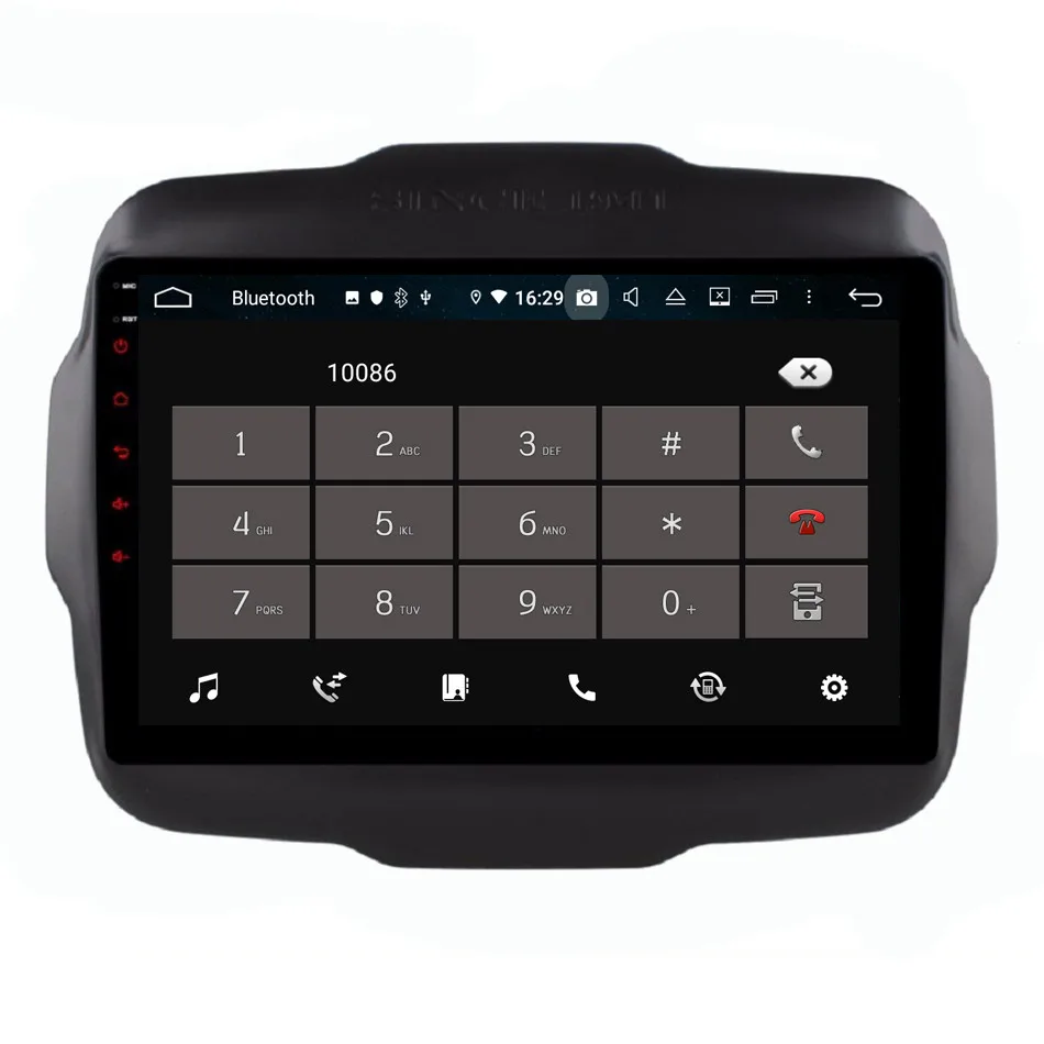 Excellent 9" IPS Octa Core 4G Android 9 DSP 4GB RAM 64GB ROM RDS BT Car DVD Multimedia Player Head Unit Radio For Jeep Renegade 2016-2018 3