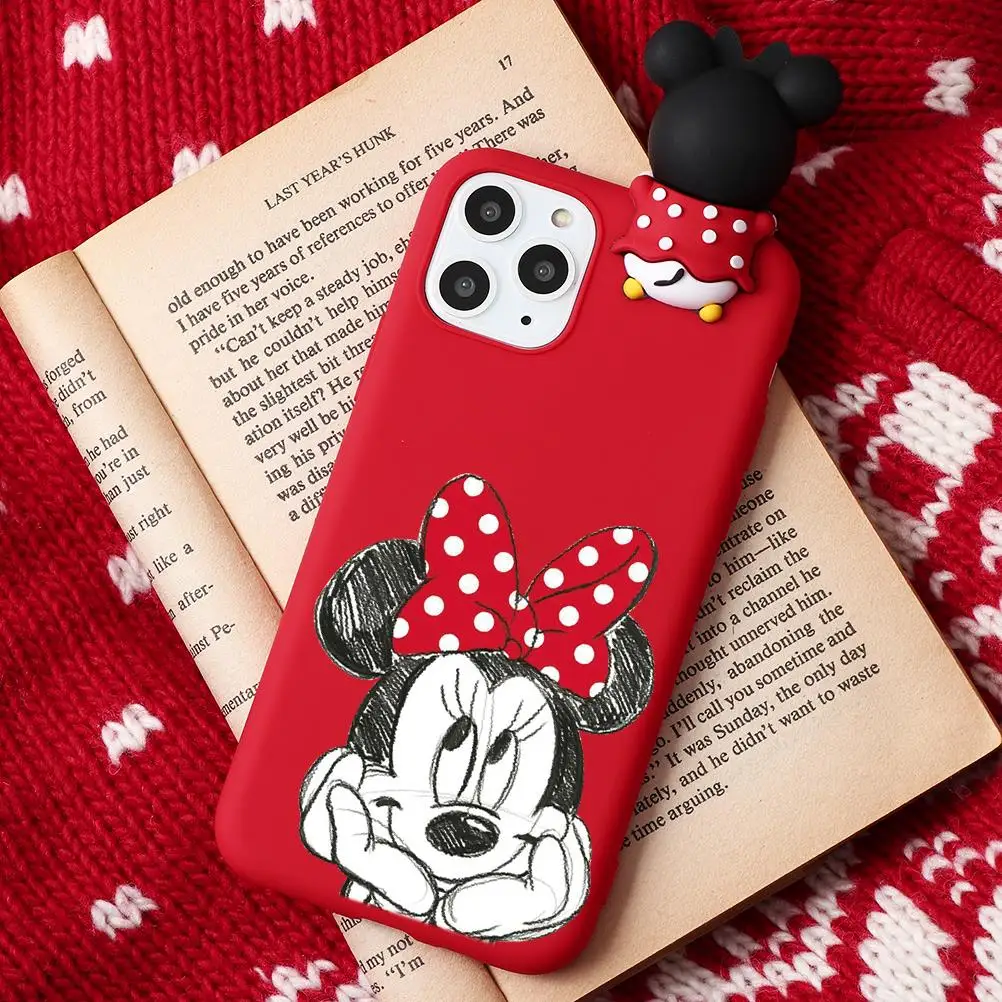 Knho45-minisum Милый 3D мягкий ТПУ матовый чехол для телефона s с рисунком для iPhone 7 5 5S SE X XS Max XR 6 S 8 7 6 S Plus 11ProMax для iPhone 11 Pro Max чехол - Цвет: Knho45-minisum