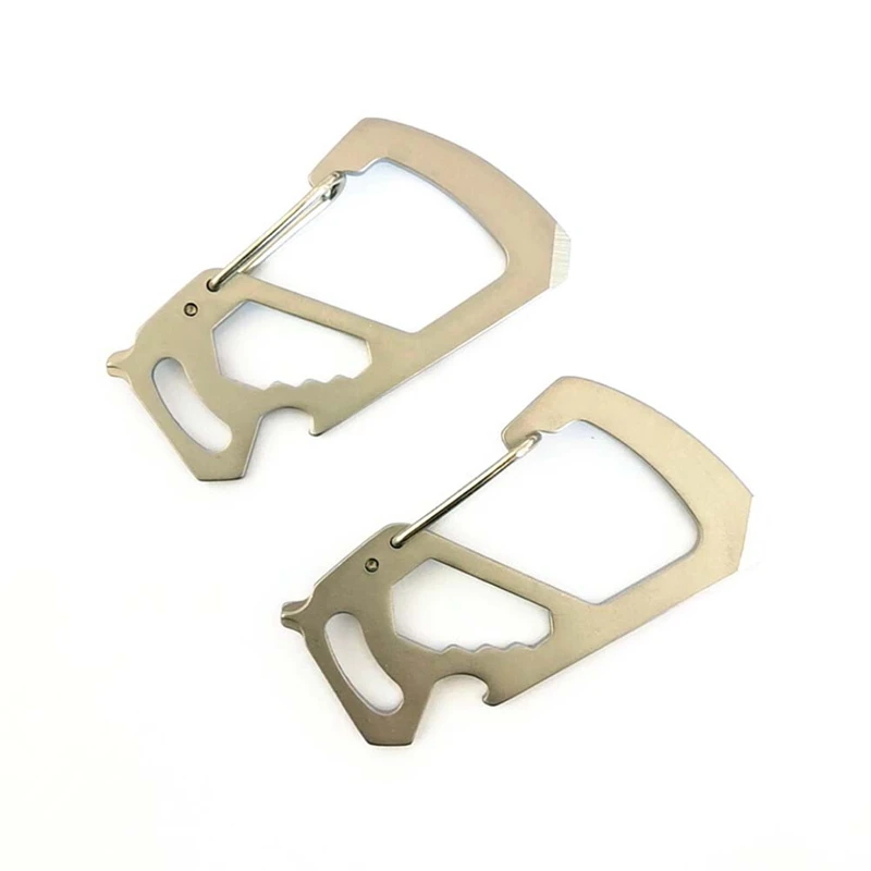 

Tactical Survival Gear Climbing Accessories Multifunctional Tools EDC Tools Carabiner Small Keychain Camping Bottle Hooks