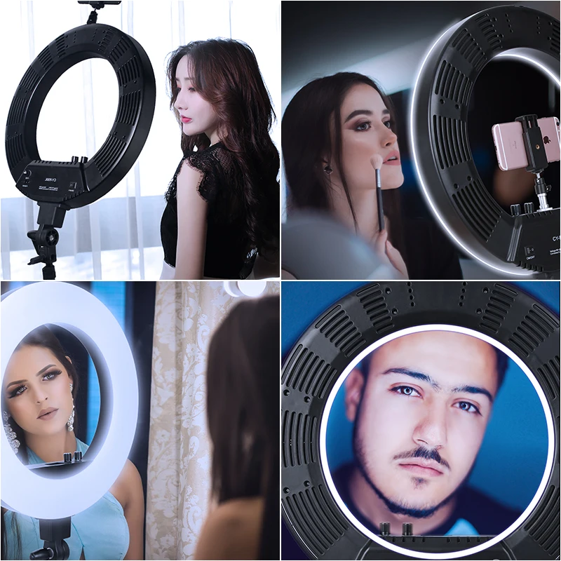 

18 inch 55W 5500K Dimmable LED Ring Light, 180CM Light Stand, Carrying Bag for Camera,Smartphone,YouTube,Self-Portrait Shooting