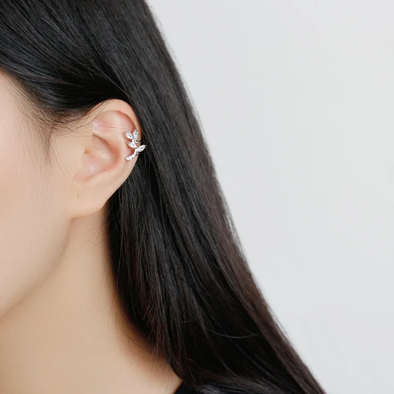 HFYK серьги из серебра 925 пробы, модные серьги-клипсы с кубическим цирконием для женщин, сережки oorbellen voor vrouwen