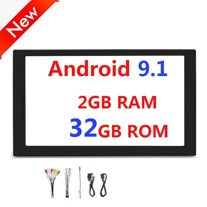 Универсальный Android 9,1 2Din автомобильный мультимедийный Авторадио gps авто радио 2G ram 2 DIN аудио стерео FM USB SD AUX TF Bluetooth MP5 47 - Цвет: 2 32