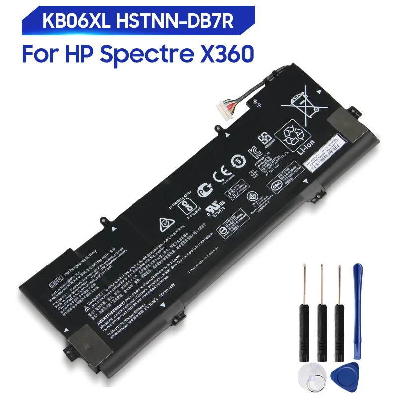 

Original Replacement Battery For HP Spectre X360 15-B Z6K97EA Z6L01EA Z6K99EA 902401-2C1 KB06XL HSTNN-DB7R Genuine 6860mAh