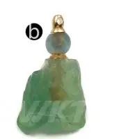 WT-P1453 натуральный синий Вену бирюзовый кулон прямоугольной формы драгоценные камни с золотым покрытием женская подвеска на цепочке кулон ювелирные изделия - Окраска металла: b
