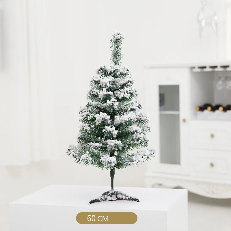 White Snow Spray Flocking Christmas Tree Artificial Snow Simulation  Encrypted Pvc Christmas Tree Ornaments New Year'S Gift - AliExpress