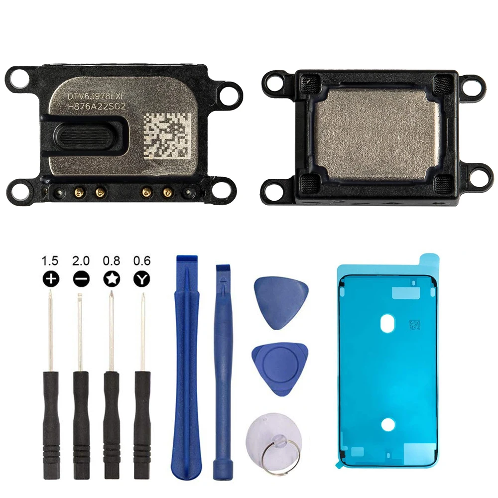 Earspeaker Earpiece Ear Speaker Sound Listening for iPhone 6 6s 6Plus 7 7Plus 8 Plus and Screwdriver Tools and Screen Adhesive