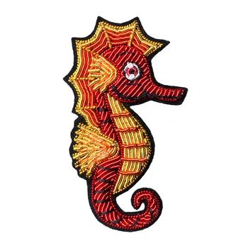 

Pin Fixed Clothes Decoration Creative Seahorse Hand Embroidery Brooch Female Cartoon Cute Japanese Badge Accessories