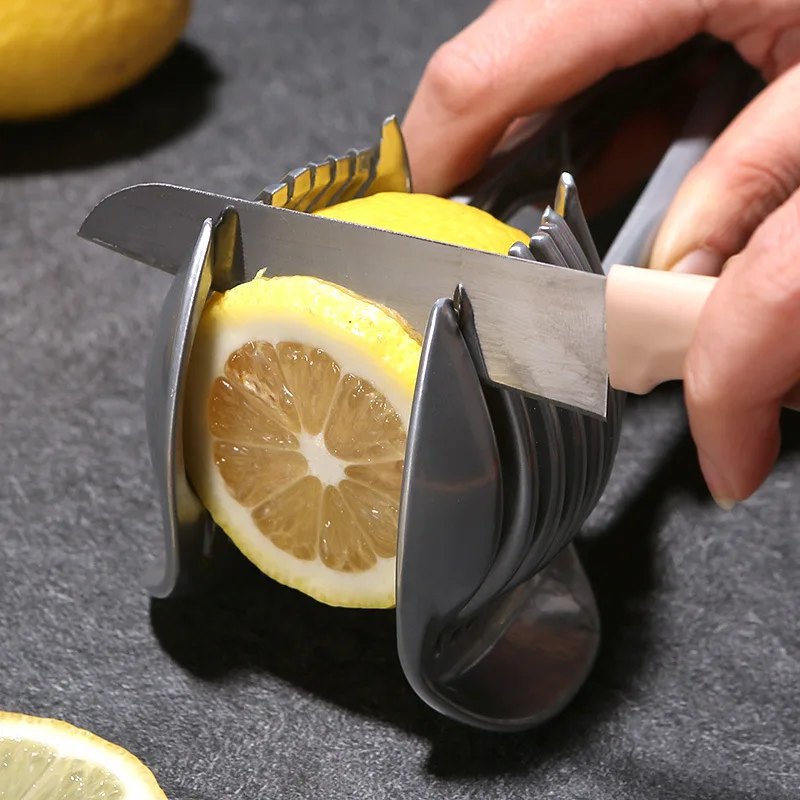 Aluminum Alloy Lemon Slicer Clip Cutter Tomato Onion Crusher