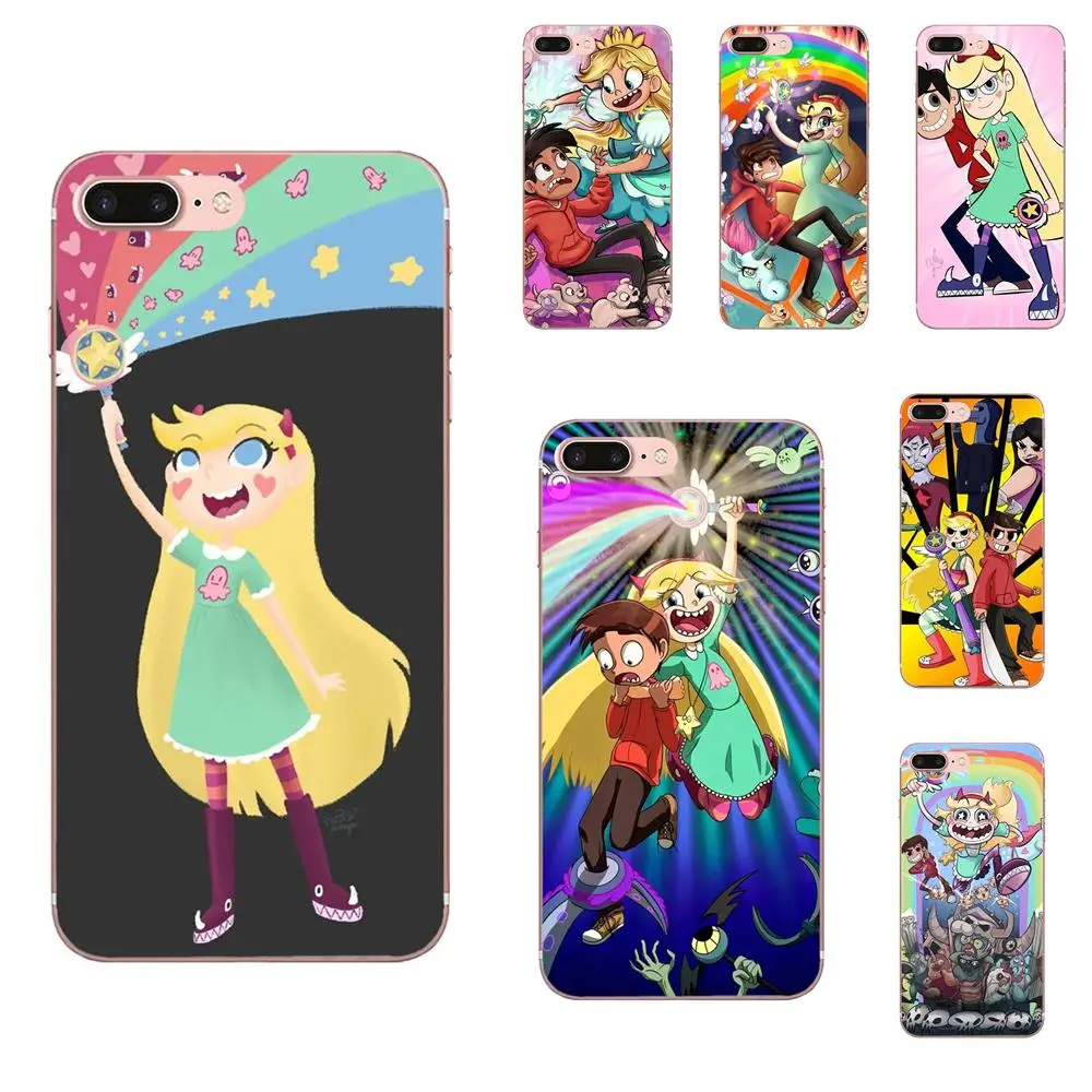 

For Huawei Honor 4C 5A 5C 5X 6 6A 6X 7 7A 7C 7X 8 8C 8S 9 10 10i 20 20i Lite Pro Soft Rainbow Star Vs The Forces Of Evil