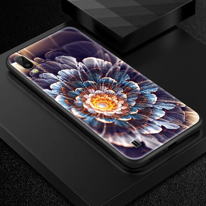 Роскошь для samsung Galaxy A10 A20 A30 A40 A50 A70 A80 A90 A6S A8S закаленное Стекло чехол J4 плюс M10 M20 M30 S8 S9 S10+ основной корпус - Цвет: W197