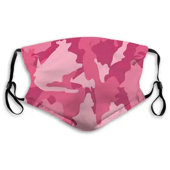 

Pink Camouflage II Masks With filter Washable & Reusable Anti Dust Breathable Mask With Adjustable Ear Loops