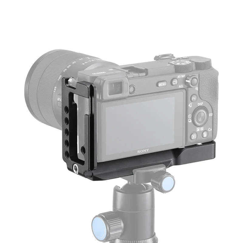 UURig R028 быстросъемная пластина L кронштейн для sony A6600 микрофон Удлинительный Штатив Держатель двойной Arca Swiss