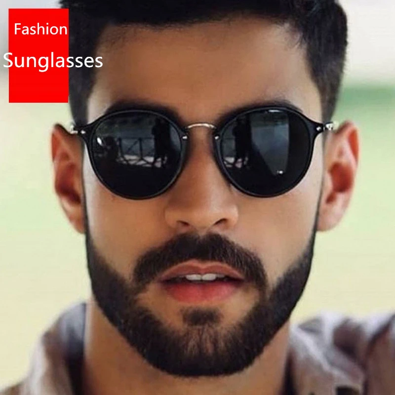 2020 Trendy New Retro Round Sunglasses Brand Designer Fashion Eyeglasses For Men Vintage Luxury Outdoor Sports Women Sun Glasses Men S Sunglasses Aliexpress