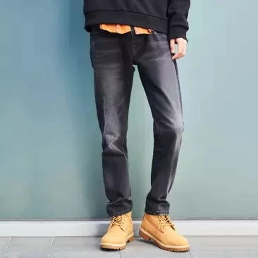  Xiaomi soft Slim fit Straight jeans High elasticity and comfort Trousers Casual Autumn winter Pants
