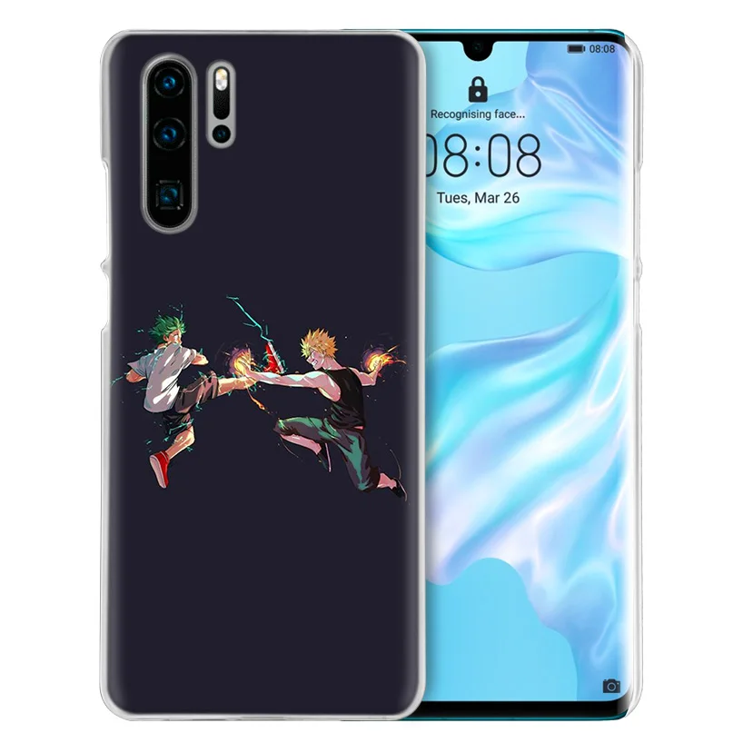 Жесткий ПК чехол для huawei P30 P20 P10 mate 30 20 10 Nova 5 5i Pro Lite P Smart Z Plus мой герой Academy Plus Ultra