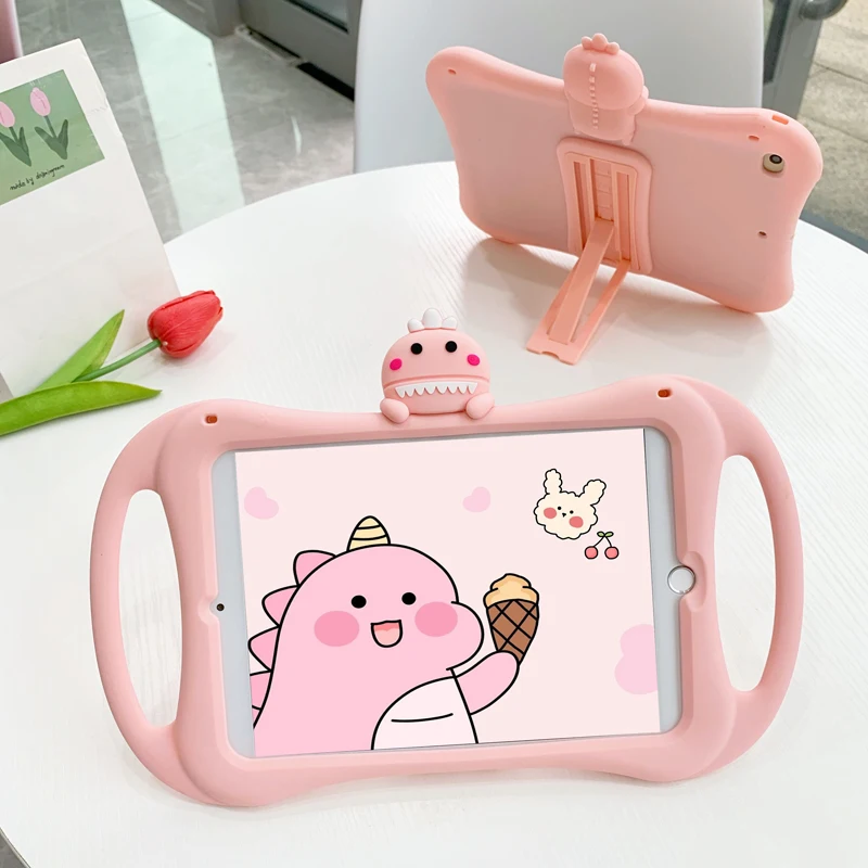 

Case For iPad Mini 1 2 3 4 / Pro 9.7 Air 3 10.5 Cartoon Kids Cover For iPad 9.7 2017 2018 5th 6th 7th Gen 10.2 Silicon Funda