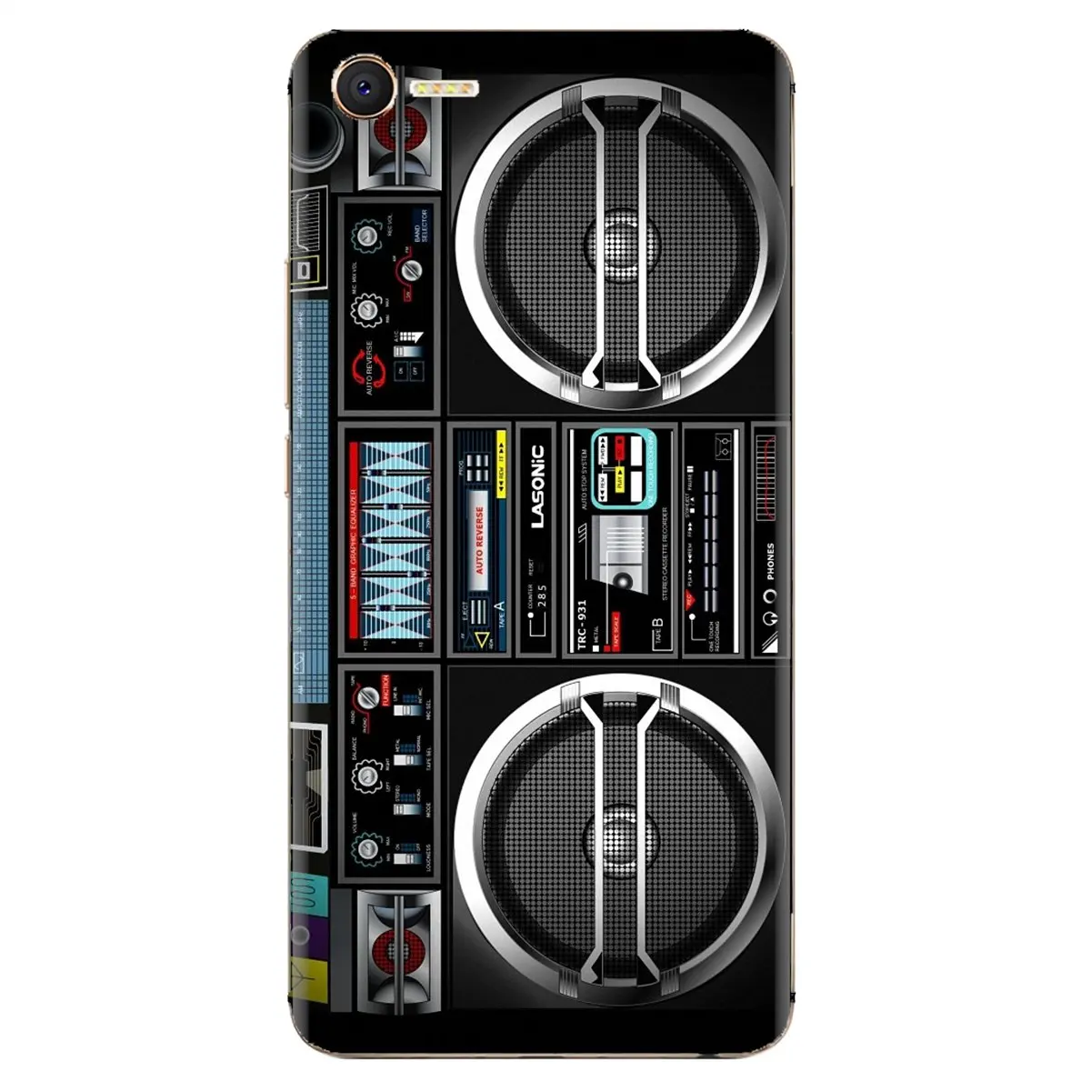 Personalized Silicone Phone Case For Sony Xperia Z5 XZ XA1 XA2 Premium ULTRA 10 X L2 Retro Boombox Music Blaster | Мобильные