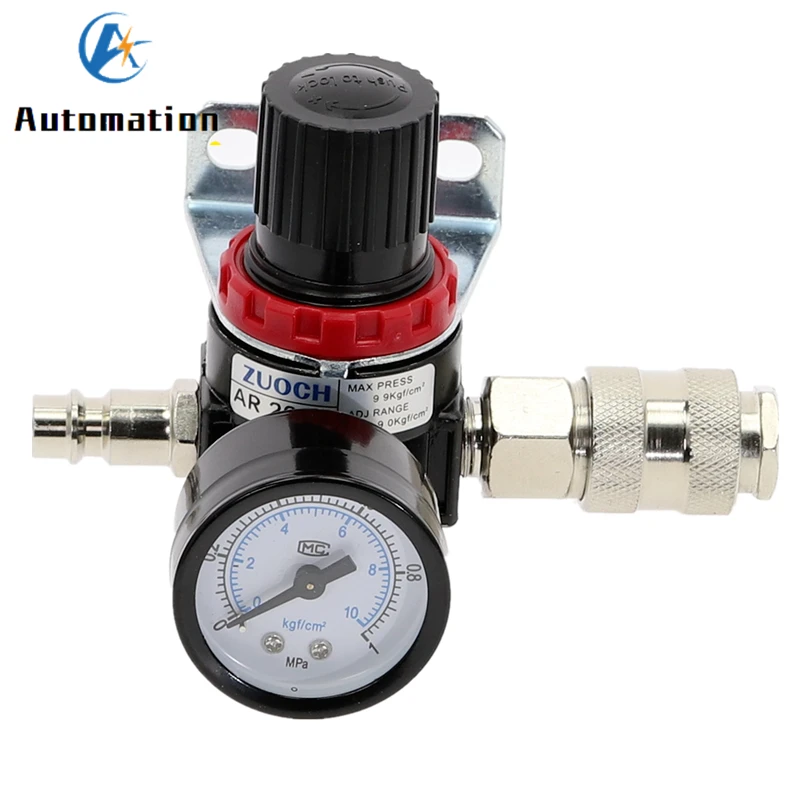 Réducteur de pression AR2000-02 G-1/4 \ "Air Régulateur de pression filtre à air Réducteur de pression AR2000-02 G-1/4 \ "Air Régulateur de pression filtre à air