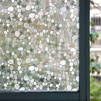

60x200 cm translucent Home Decorative Rainbow Window Sticker Static Cling Thermal Insulation Films 3D Pvc Anti-UV Window Tint