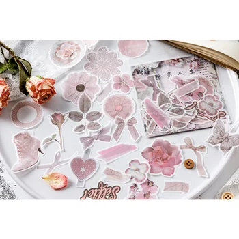 

20packs/pack Light Retro Age Series Stationery Sticker Kawaii Labels DIY Decorative Sealing Stickers Wholesale