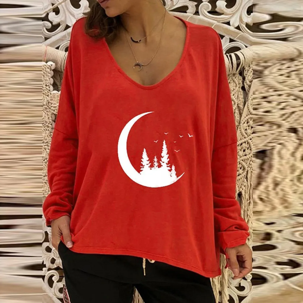 Feitong blusas verano mujer Женские повседневные рубашки с v-образным вырезом и длинными рукавами осенние Рубашки с принтом Блузки blusa feminina Топы
