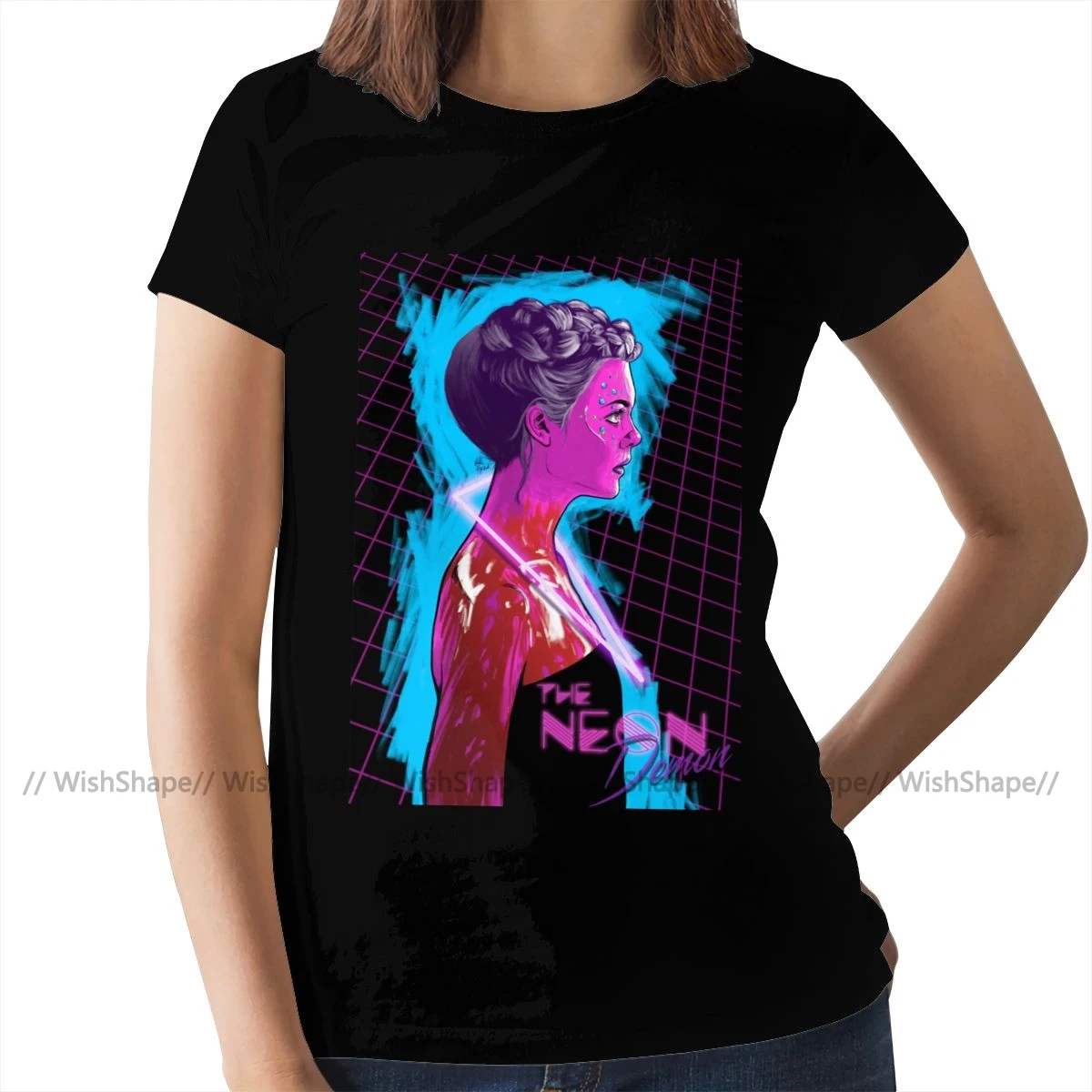 Neon Demon T-Shirt The T Shirt Casual Red Women tshirt Simple Graphic XL Ladies Tee | Женская одежда