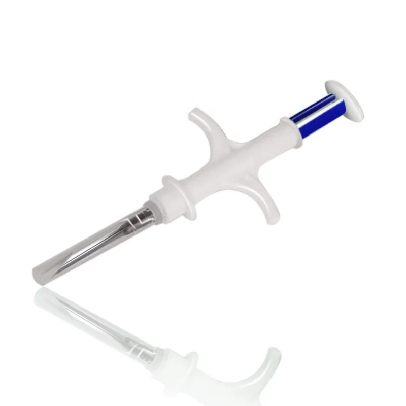 

Free Shipping WS 60pcs FDX-B 1.4x8mm Rfid Veterinary Transponder Syringe for animal