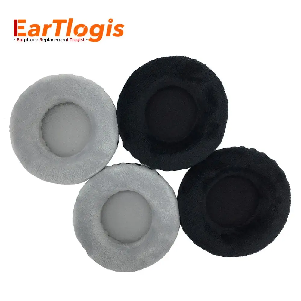 EarTlogis Velvet Replacement Ear Pads for Creative Sound Blaster EVO ZXR Headset Parts Earmuff Cover Cushion Cups pillow